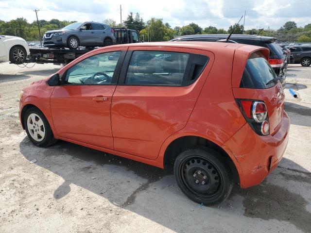 1G1JB6SH9D4102814 - 2013 CHEVROLET SONIC LS ORANGE photo 2