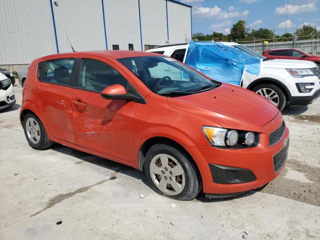 1G1JB6SH9D4102814 - 2013 CHEVROLET SONIC LS ORANGE photo 4