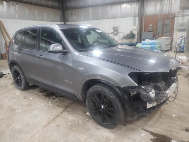 5UXWX7C52G0S17645 - 2016 BMW X3 XDRIVE35I GRAY photo 4