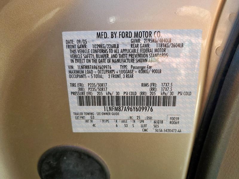 1LNFM87A96Y609976 - 2006 LINCOLN LS GOLD photo 13