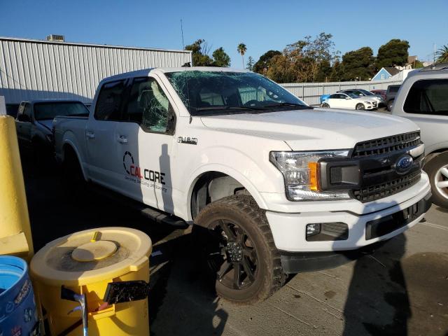 1FTEW1E55KFC82649 - 2019 FORD F150 SUPERCREW WHITE photo 4