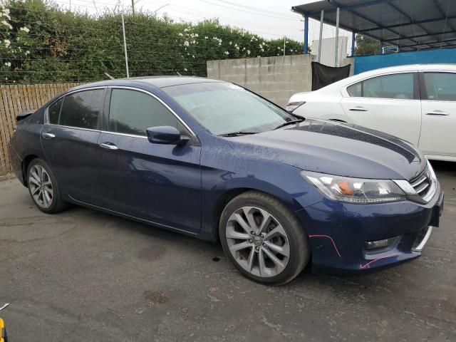 1HGCR2F51FA013152 - 2015 HONDA ACCORD SPORT BLUE photo 4