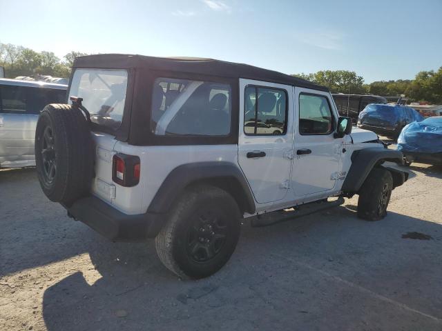 1C4HJXDN6LW323114 - 2020 JEEP WRANGLER U SPORT Blanc photo 3