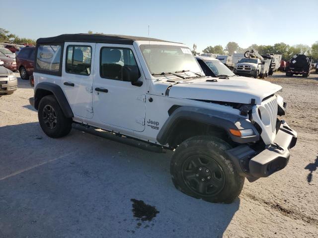 1C4HJXDN6LW323114 - 2020 JEEP WRANGLER U SPORT Blanc photo 4
