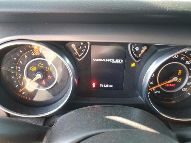 1C4HJXDN6LW323114 - 2020 JEEP WRANGLER U SPORT Blanc photo 9