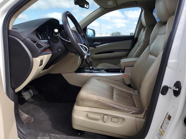 5FRYD3H44FB003315 - 2015 ACURA MDX TECHNOLOGY WHITE photo 7