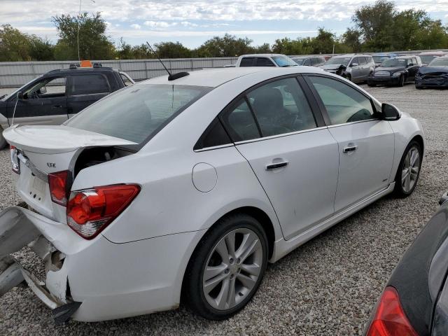 1G1PG5SB5F7297281 - 2015 CHEVROLET CRUZE LTZ WHITE photo 3