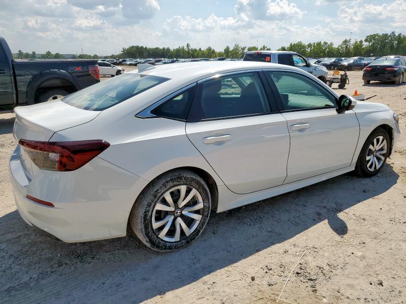 2HGFE2F2XSH555909 - 2025 HONDA CIVIC LX WHITE photo 3