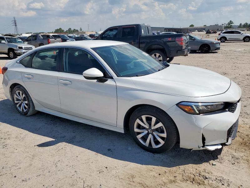 2HGFE2F2XSH555909 - 2025 HONDA CIVIC LX WHITE photo 4