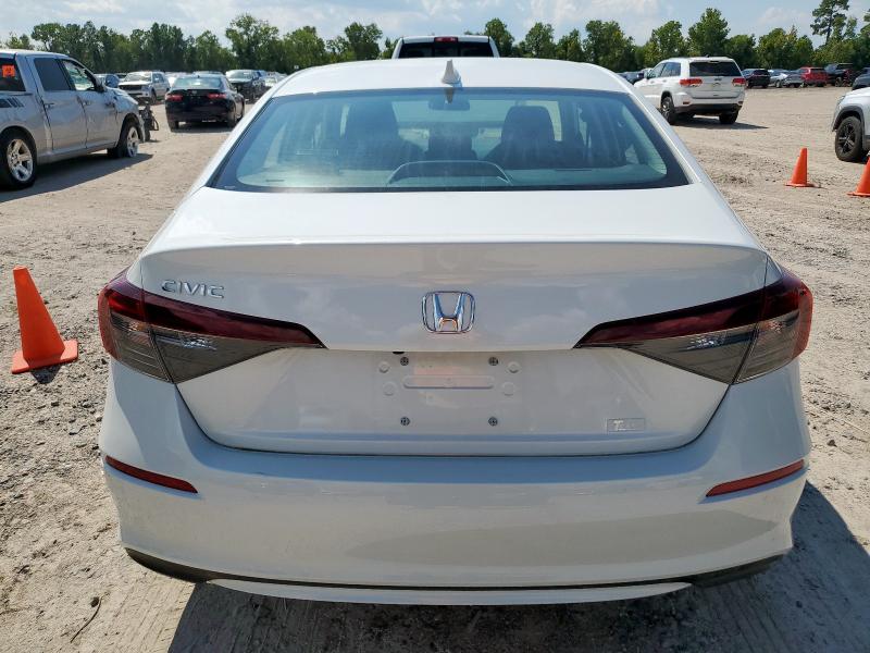 2HGFE2F2XSH555909 - 2025 HONDA CIVIC LX WHITE photo 6
