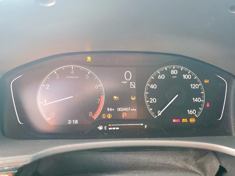 2HGFE2F2XSH555909 - 2025 HONDA CIVIC LX WHITE photo 9