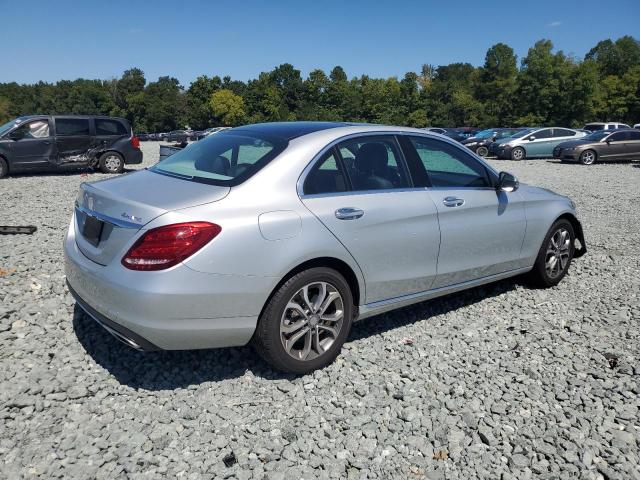 WDDWF4KB2HR230974 - 2017 MERCEDES-BENZ C 300 4MATIC SILVER photo 3