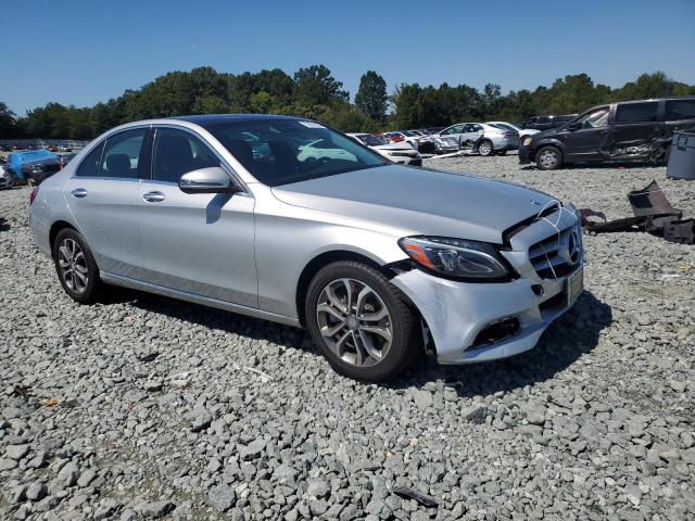 WDDWF4KB2HR230974 - 2017 MERCEDES-BENZ C 300 4MATIC SILVER photo 4