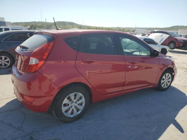 KMHCT5AE2FU201553 - 2015 HYUNDAI ACCENT GS RED photo 3