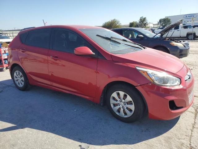 KMHCT5AE2FU201553 - 2015 HYUNDAI ACCENT GS RED photo 4