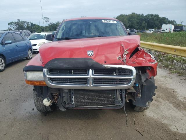 1D7GL32K44S654179 - 2004 DODGE DAKOTA SPORT RED photo 5