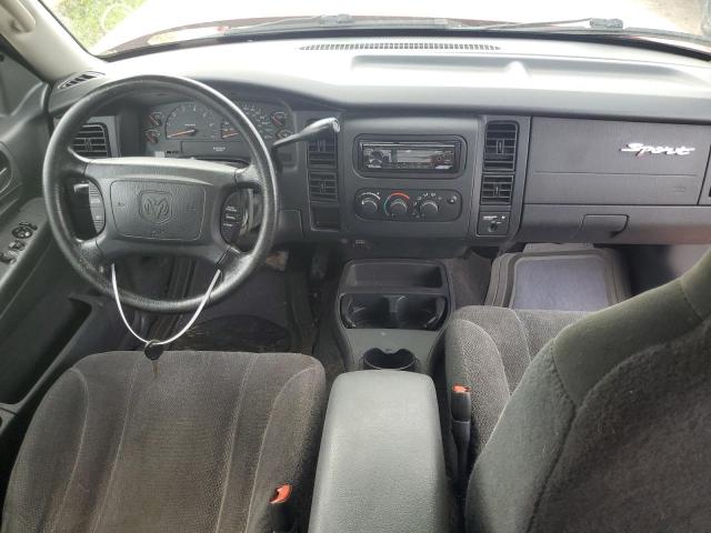 1D7GL32K44S654179 - 2004 DODGE DAKOTA SPORT RED photo 8