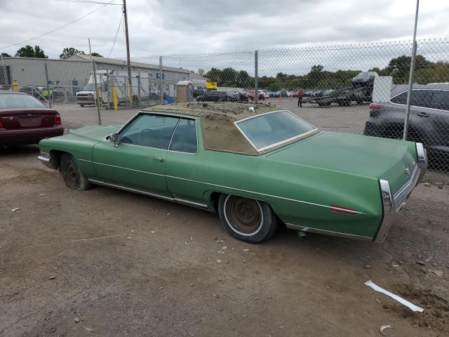 6D47R2Q194116 - 1972 CADILLAC DEVILLE GREEN photo 2