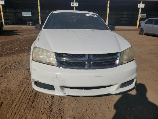 1C3CDZAB0DN653706 - 2013 DODGE AVENGER SE WHITE photo 5