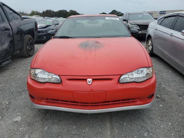 2G1WX15K019114389 - 2001 CHEVROLET MONTE CARL SS RED photo 5