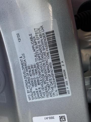 19UDE4H33PA014652 - 2023 ACURA INTEGRA A-SPEC SILVER photo 12