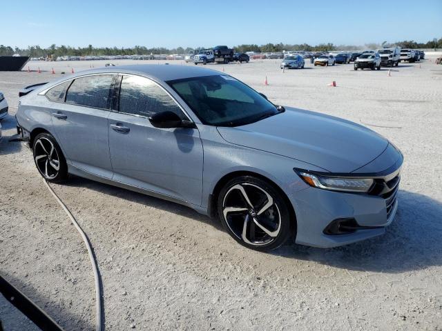 1HGCV1F42MA091482 - 2021 HONDA ACCORD SPORT SE GRAY photo 4