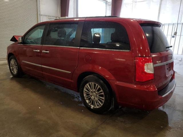 2C4RC1CG3ER460439 - 2014 CHRYSLER TOWN & COU TOURING L MAROON photo 2