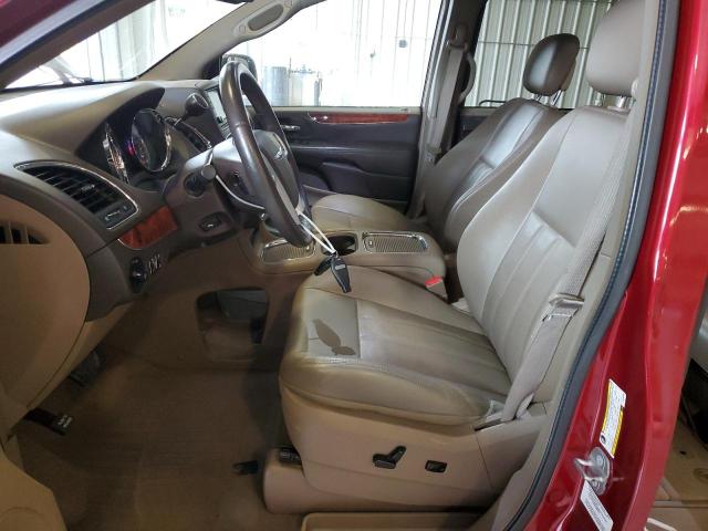 2C4RC1CG3ER460439 - 2014 CHRYSLER TOWN & COU TOURING L MAROON photo 7