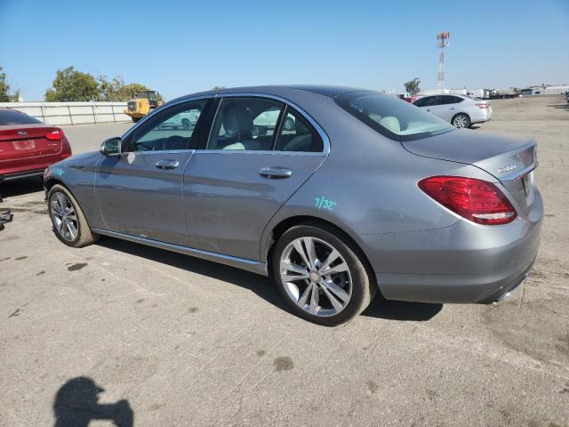 55SWF4KB2FU012626 - 2015 MERCEDES-BENZ C 300 4MATIC SILVER photo 2