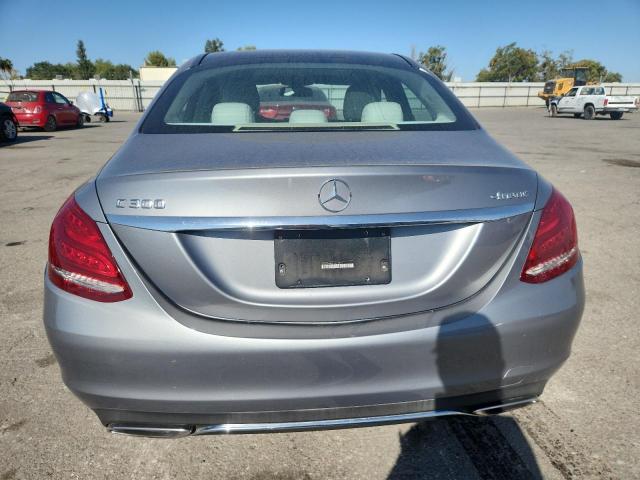 55SWF4KB2FU012626 - 2015 MERCEDES-BENZ C 300 4MATIC SILVER photo 6