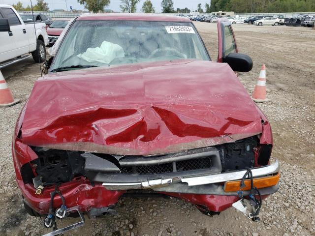 1GCCS19W528158407 - 2002 CHEVROLET S TRUCK S10 RED photo 11