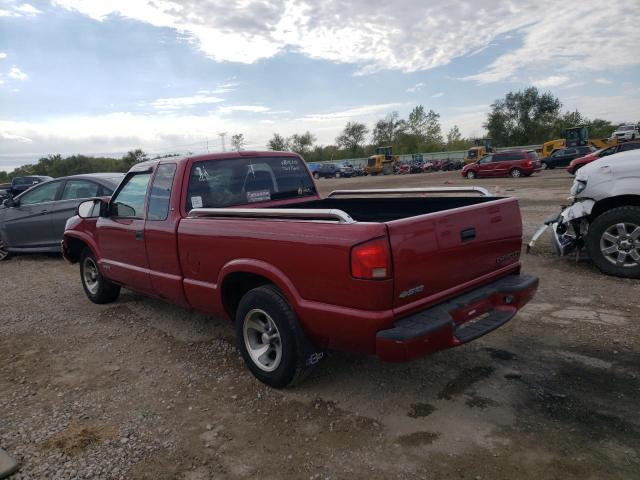 1GCCS19W528158407 - 2002 CHEVROLET S TRUCK S10 RED photo 2