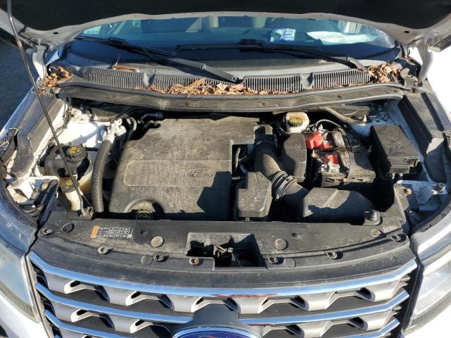 1FM5K8D84HGA52292 - 2017 FORD EXPLORER XLT თეთრი ფოტო 12