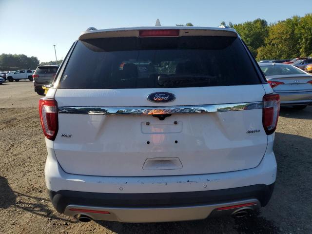 1FM5K8D84HGA52292 - 2017 FORD EXPLORER XLT თეთრი ფოტო 6