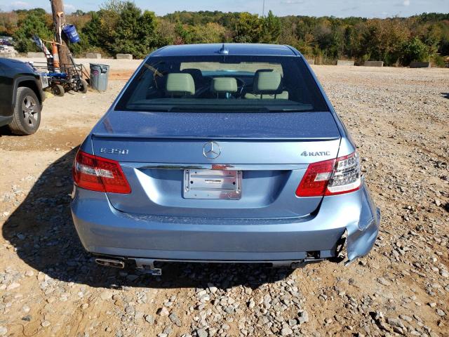 WDDHF8JB2CA622426 - 2012 MERCEDES-BENZ E 350 4MATIC BLUE photo 6