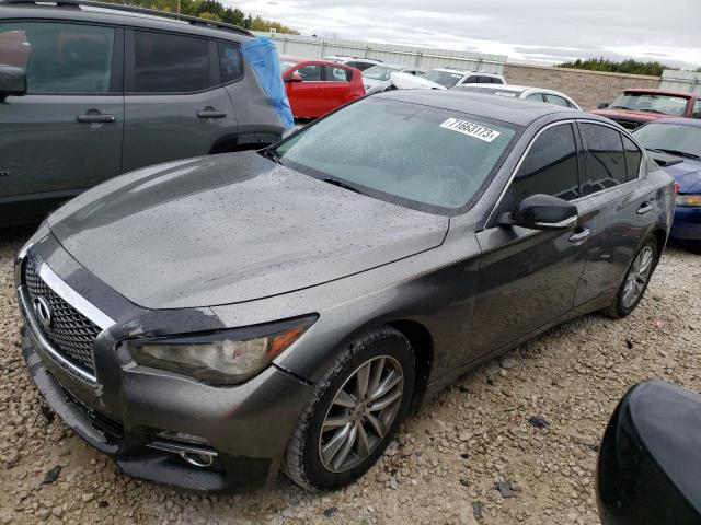 JN1BV7AR5EM701295 - 2014 INFINITI Q50 BASE CHARCOAL photo 1