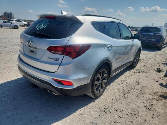 5XYZW4LA1JG505641 - 2018 HYUNDAI SANTA FE S GRAY photo 3