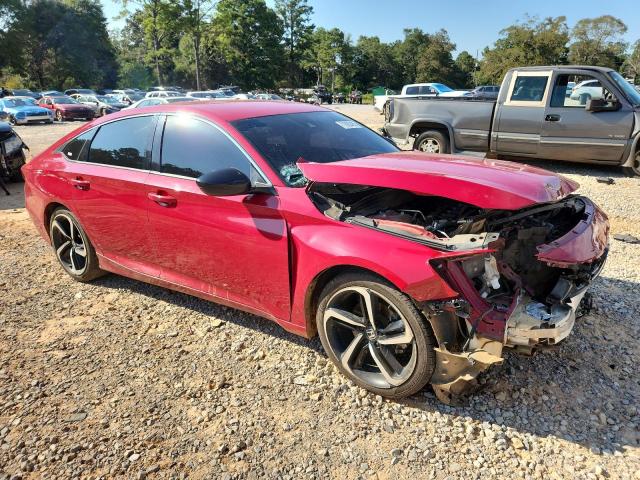1HGCV1F37MA067220 - 2021 HONDA ACCORD SPORT RED photo 4