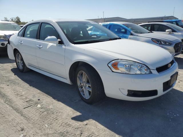 2G1WC5E38E1190409 - 2014 CHEVROLET IMPALA LIM LTZ WHITE photo 4