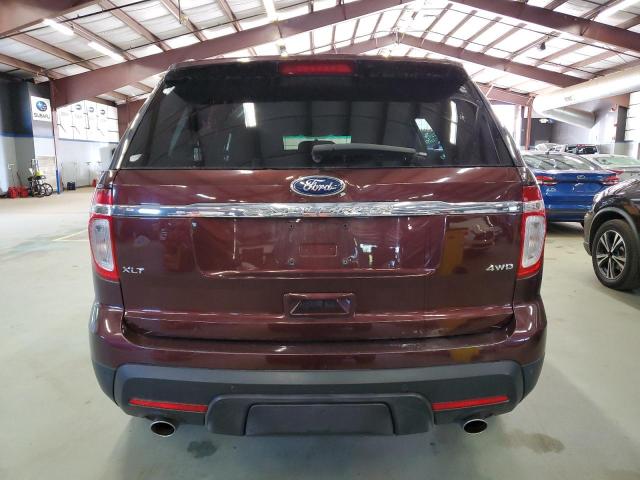 1FMHK8D81CGA51364 - 2012 FORD EXPLORER XLT მუქწითელი ფოტო 6