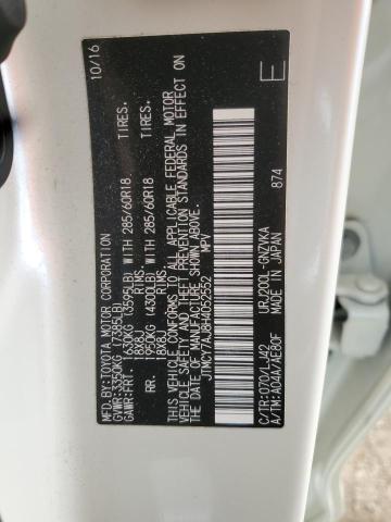 JTMCY7AJ8H4052552 - 2017 TOYOTA LAND CRUIS WHITE photo 12