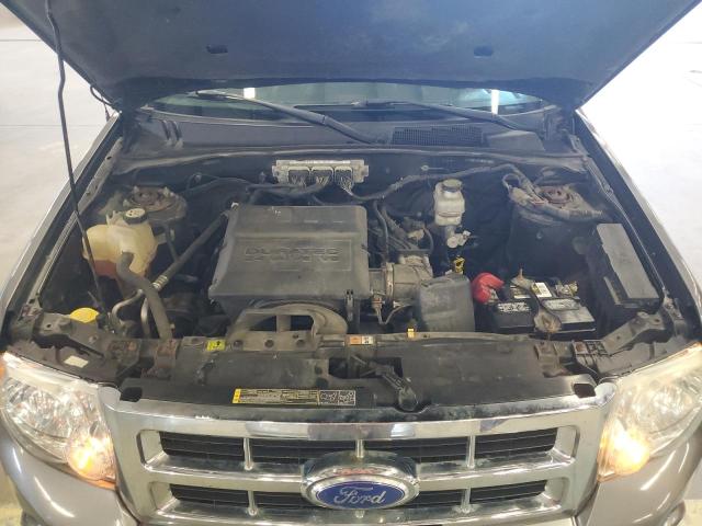 1FMCU9DG9BKC52880 - 2011 FORD ESCAPE XLT ნაცრისფერი ფოტო 12