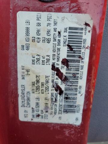3D3KS29C16G155552 - 2006 DODGE RAM 2500 RED photo 12