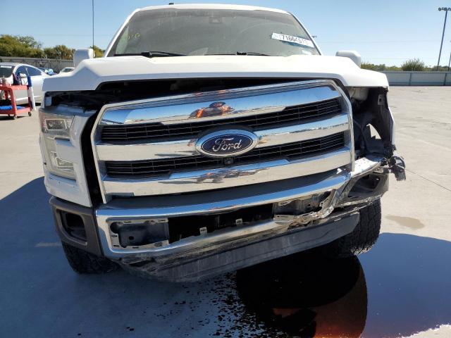 1FTEW1EF1FFB33010 - 2015 FORD F150 SUPERCREW WHITE photo 5