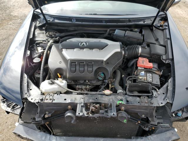 JH4KB26609C001637 - 2009 ACURA RL შავი ფოტო 11