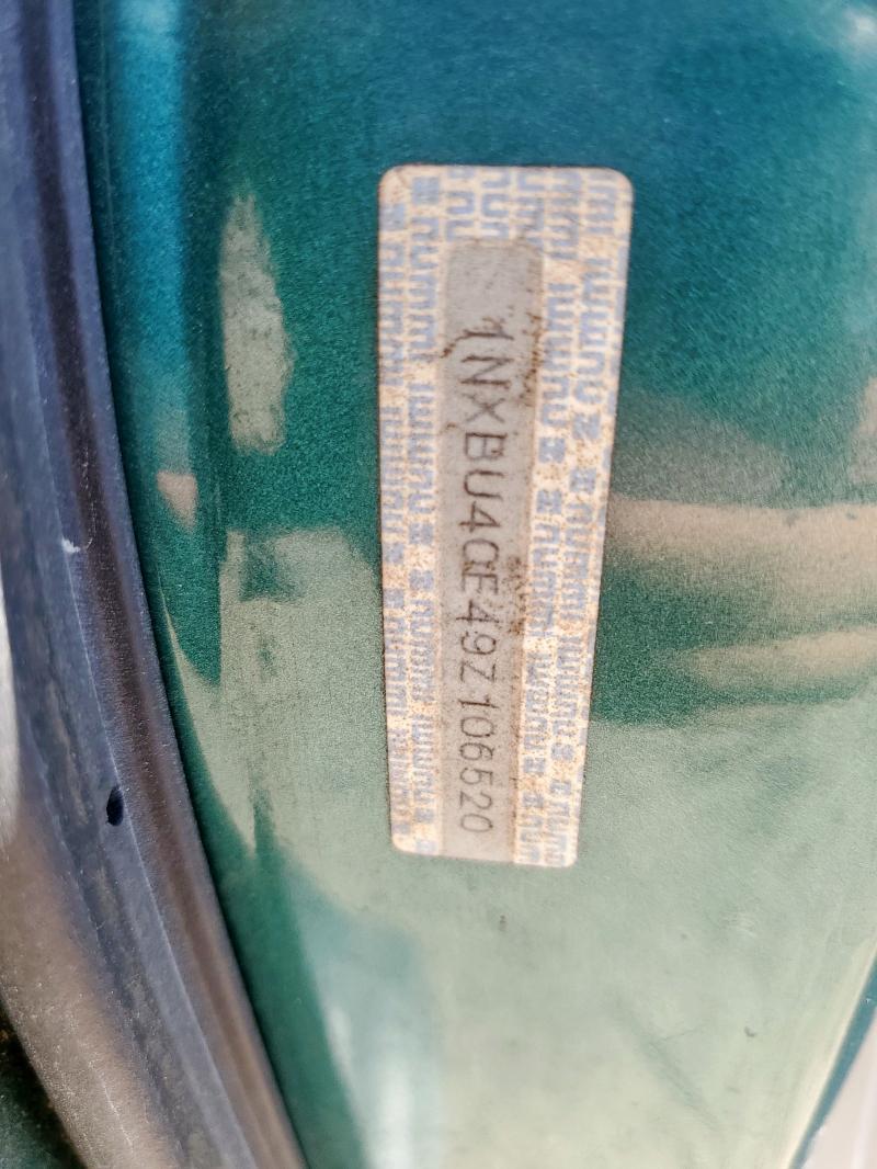 1NXBU40E49Z106520 - 2009 TOYOTA COROLLA BASE მწვანე ფოტო 12