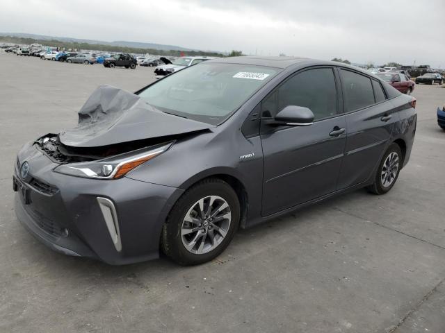 JTDKAMFU8N3167431 - 2022 TOYOTA PRIUS NIGHT SHADE GRAY photo 1