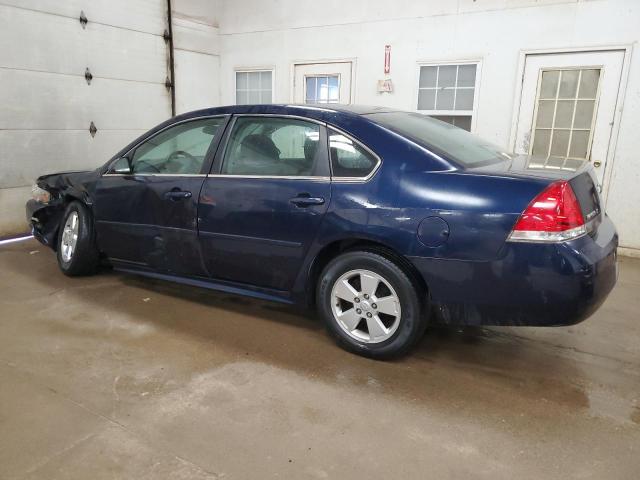 2G1WB5EK9A1237757 - 2010 CHEVROLET IMPALA LT BLUE photo 2