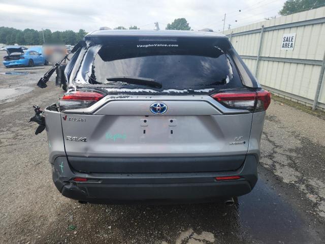 4T3LWRFV5MU023648 - 2021 TOYOTA RAV4 LE SILVER photo 6