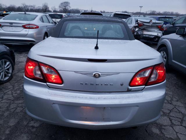 1C3LC45K98N637896 - 2008 CHRYSLER SEBRING SILVER photo 6